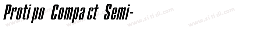 Protipo Compact Semi字体转换